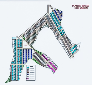 Plan de masse Cité Sillicon